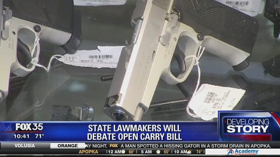 State lawmakers pushing to openly carry handguns