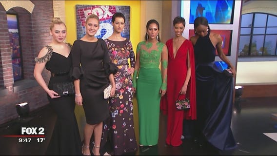 Auto Show Charity Preview gowns from Dawood Boutique