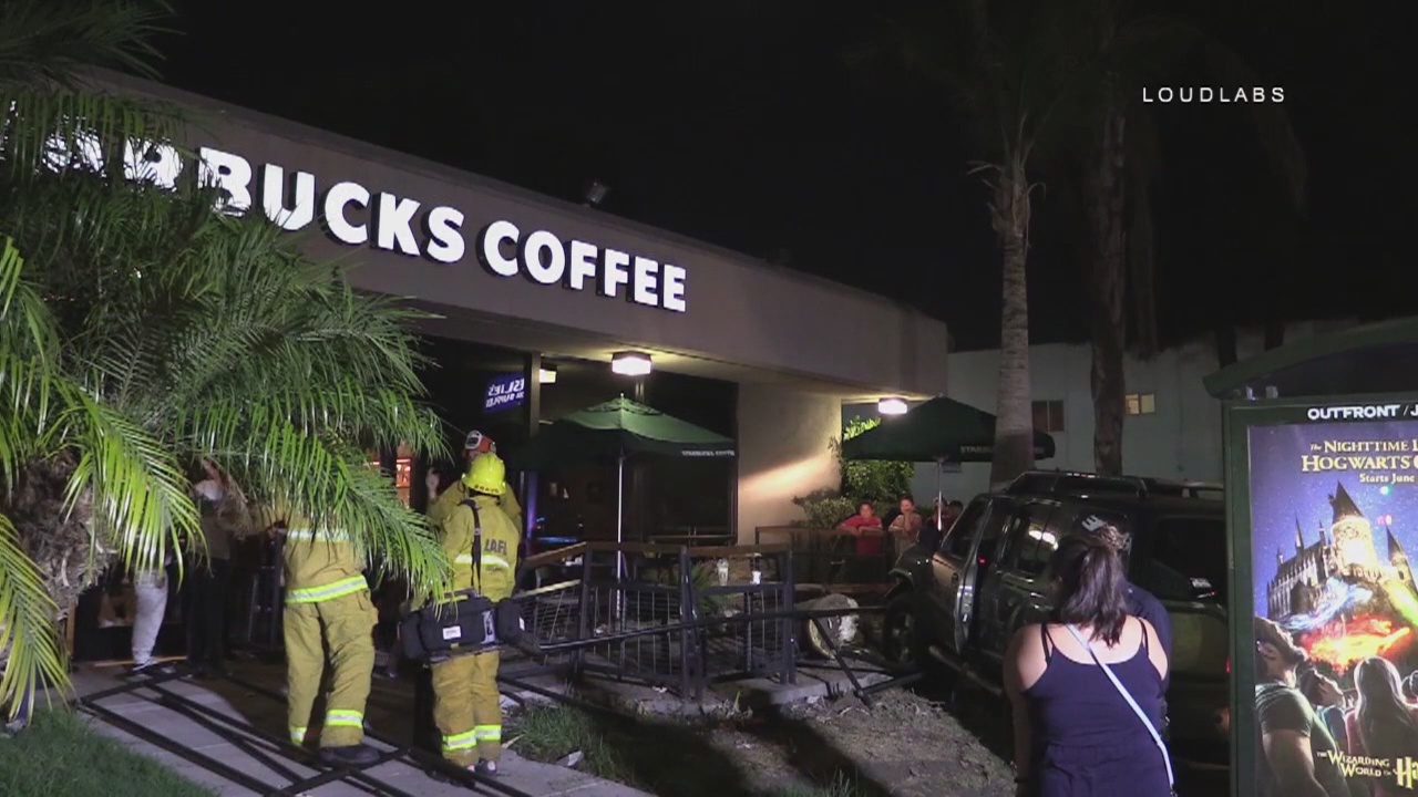 Car crashes into Starbucks for 2nd time in less than a month