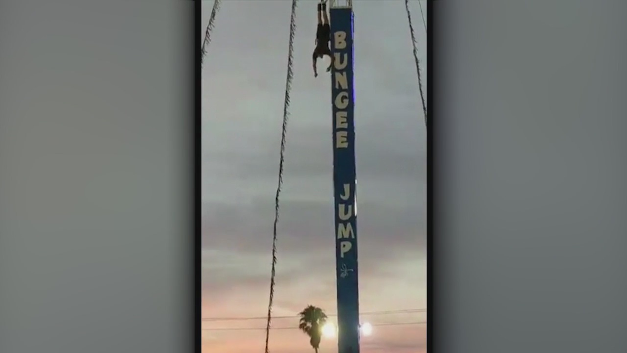 3 rescued after bungee jump ride malfunctions at Ventura County Fair