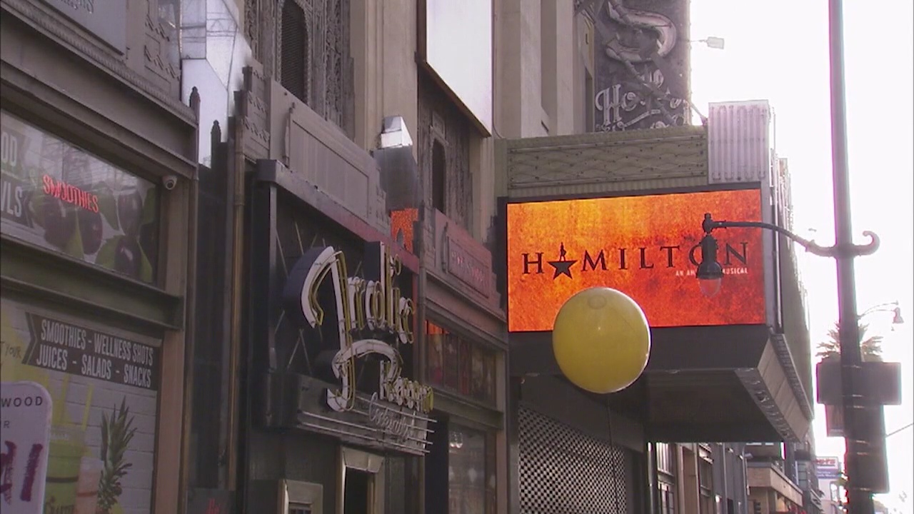 Excitement builds as LA awaits debut of 'Hamilton' at Hollywood Pantages
