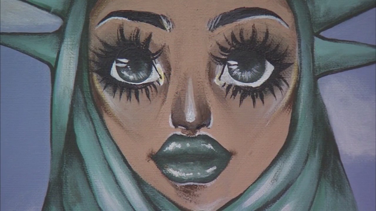 Muslim statue of liberty controversy