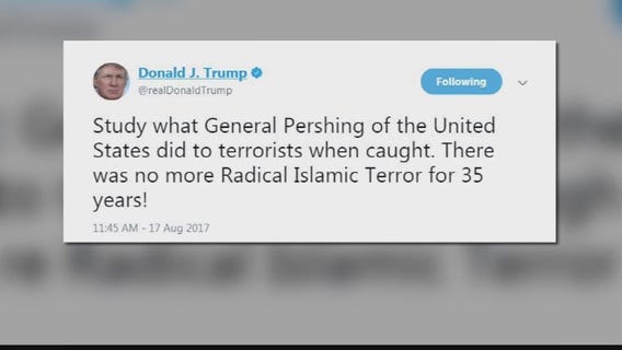 Trump tweets out wrong tweet concerning WW1