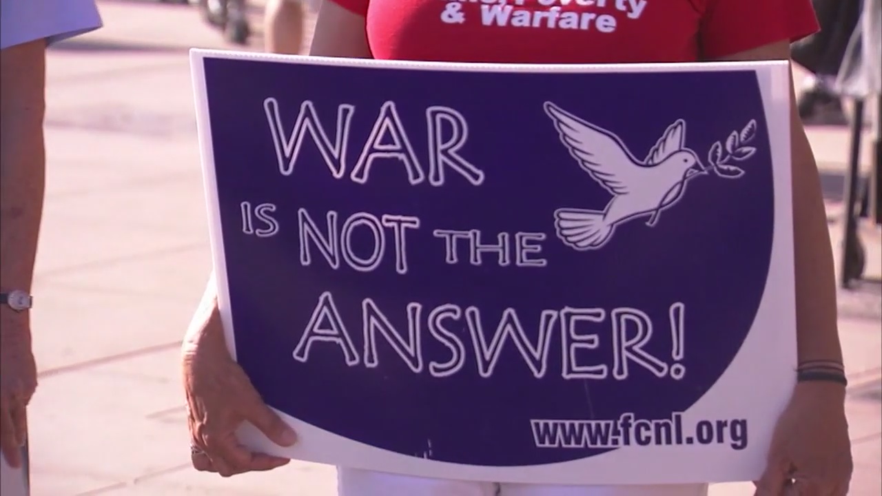 Afghanistan deployment protest