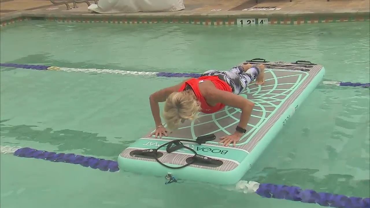 BOGA Fit combines high intensity and low impact moves on the water