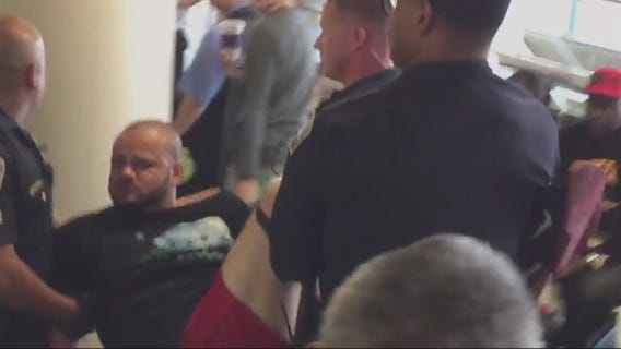 Unruly passenger at LAX