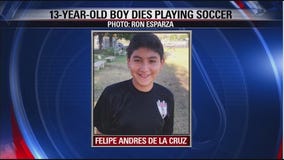 13-year-old boy dies after collapsing during soccer game in Westminster