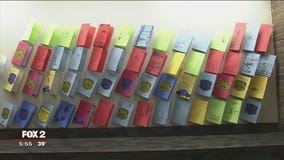 Thompson K-8 International Academy students send thank you notes to Southfield police