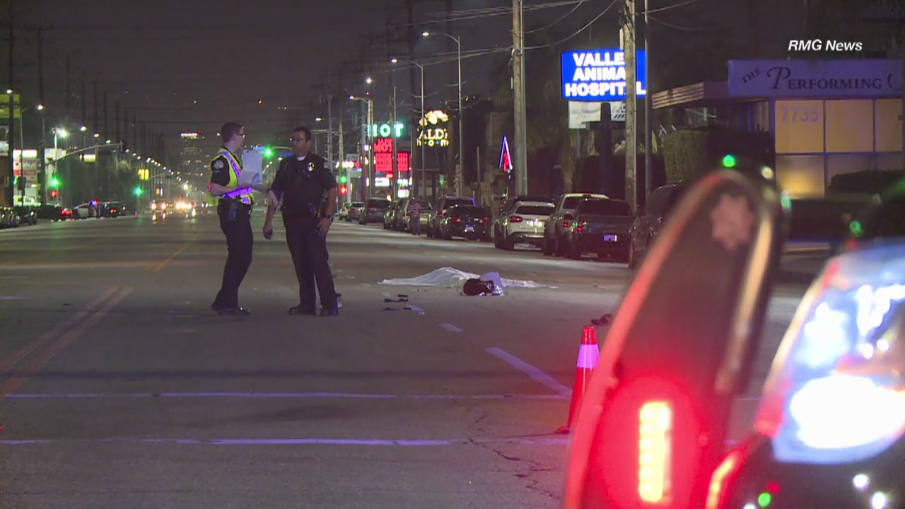 Woman killed after being struck by two hit-and-run vehicles in Van Nuys