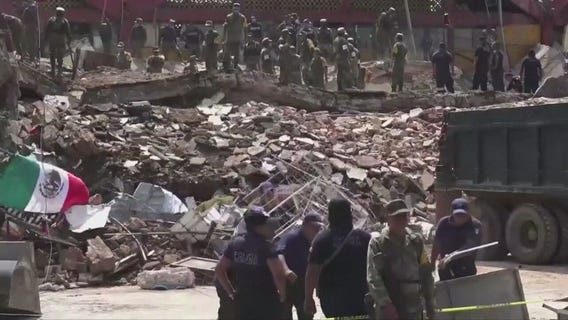 Rescuers search for earthquake survivors in Mexican city of Juchitan