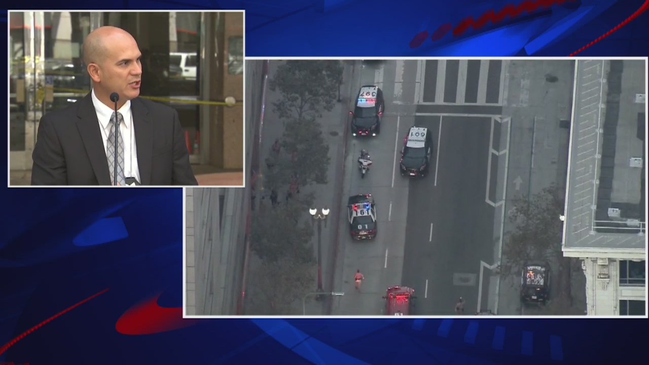 Suspect killed in CHP officer-involved shooting in DTLA