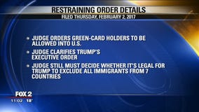 Detroit federal judge issues halt on Trump's travel ban