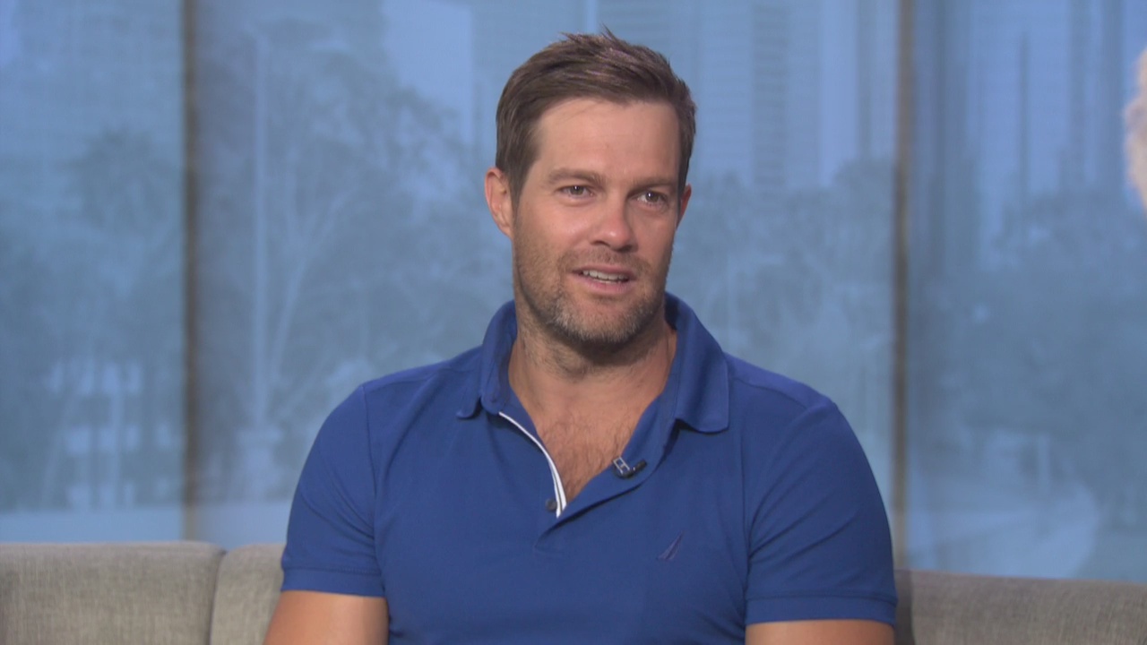 Geoff Stults on competing in Nautica Malibu Triathlon, ?Only the Brave? film