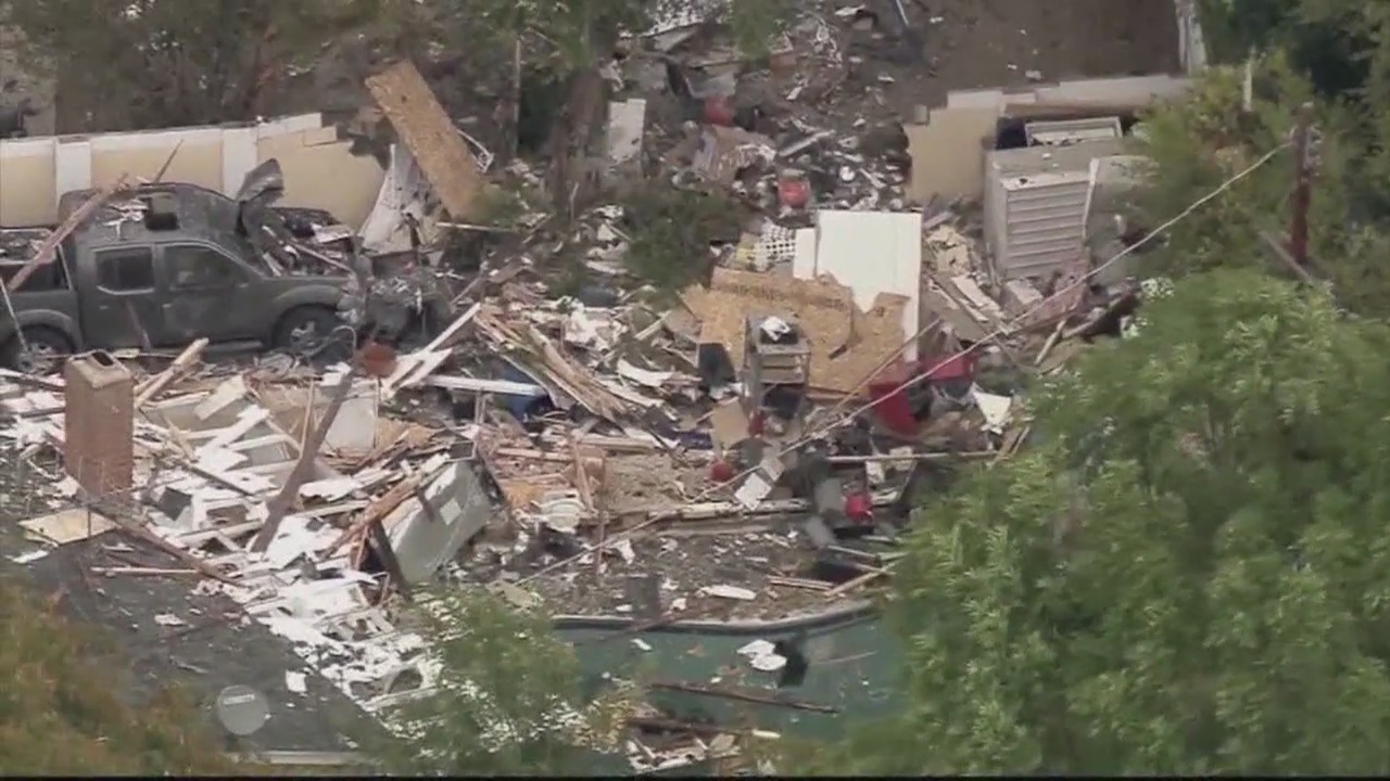 Police investigating explosion at Canoga Park home