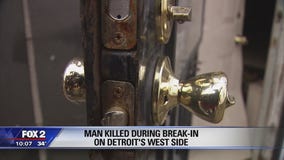 Man killed during break-in on Detroit's west side