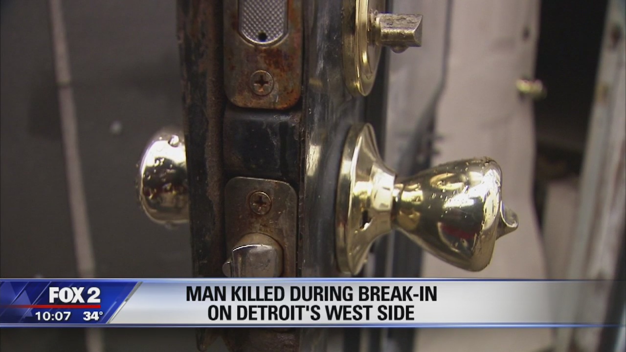 Man killed during break-in on Detroit's west side
