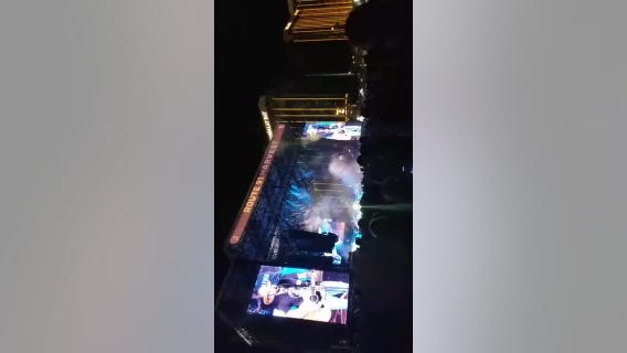 Chilling Facebook video shows moment shooting started at Las Vegas concert