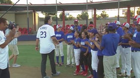 Kids surprised with Dodger World Series Tickets
