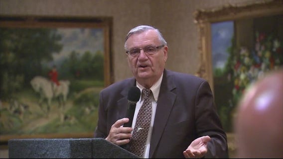 Joe Arpaio at Trump National Golf Course
