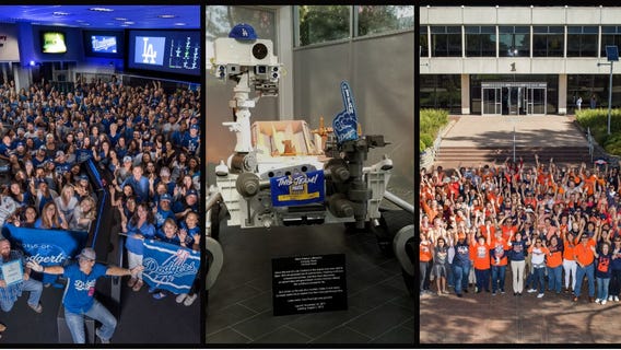 NASA crews make online wager on who will win the World Series