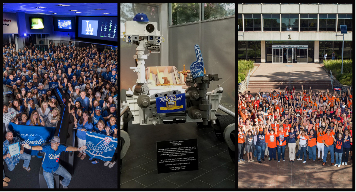 NASA crews make online wager on who will win the World Series