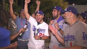 Leah Uko live at Dodger Stadium with fan reaction