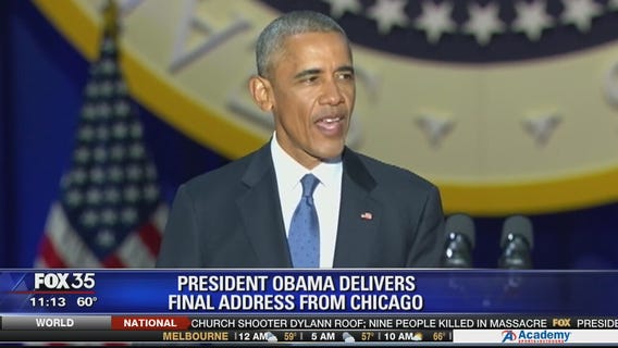 President Obama delivers Farewell Address