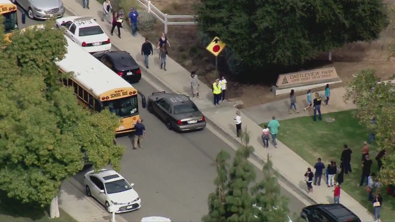 Police: Teacher rescued, suspect killed in Riverside school standoff