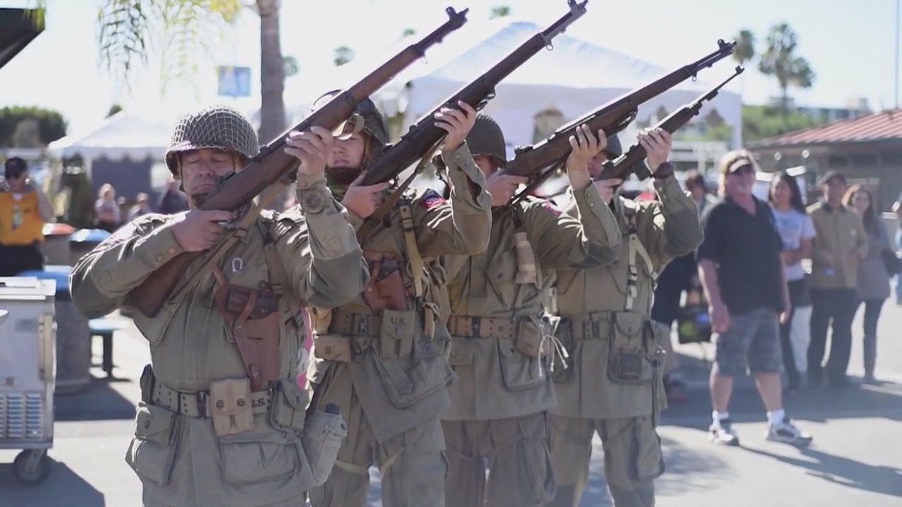 Salute to veterans in Costa Mesa on Saturday