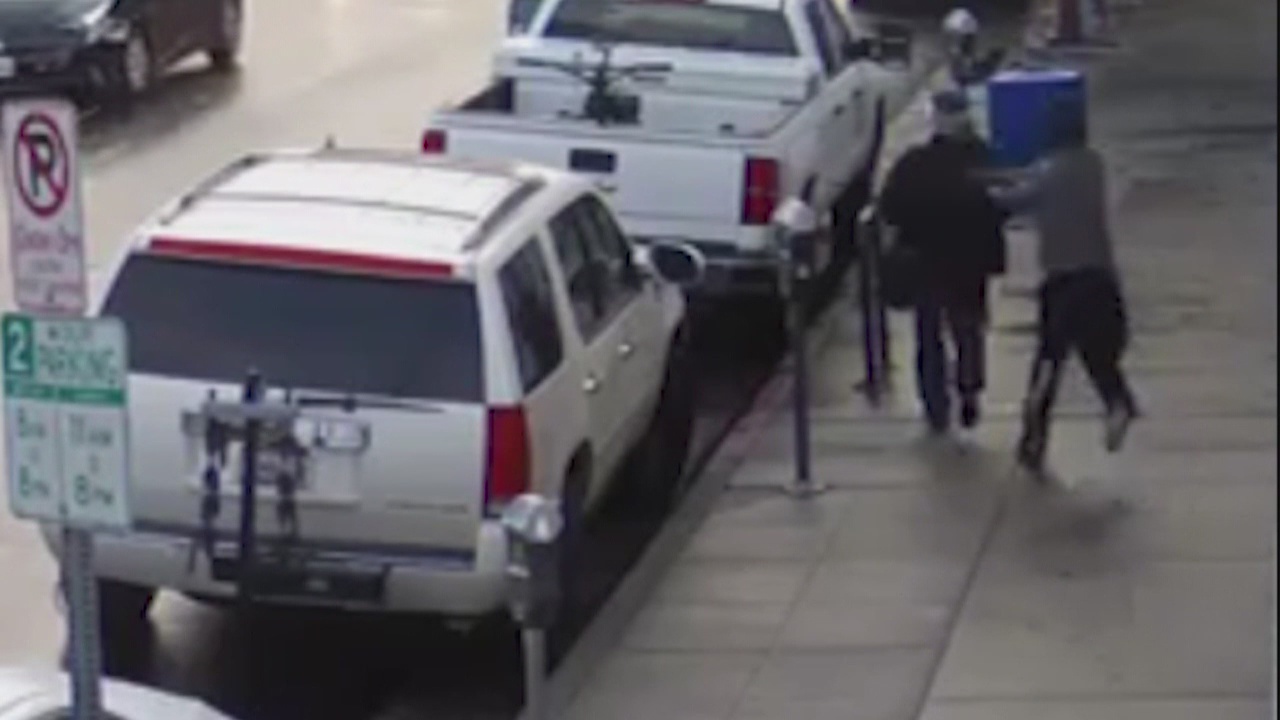 Police search for suspect who attacked elderly man