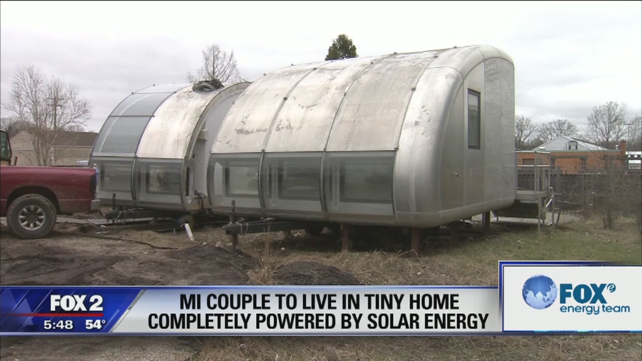 Couple to live in U-M tiny home completely powered by solar energy