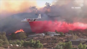 Fire crews battling fast-moving 300 acre brush fire in Murrieta; 10% contained
