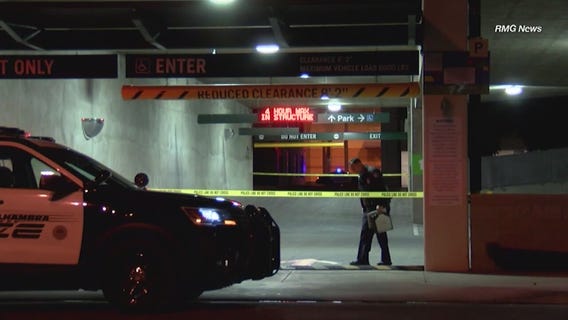 Husband arrested after woman falls to her death from Alhambra parking garage, police say