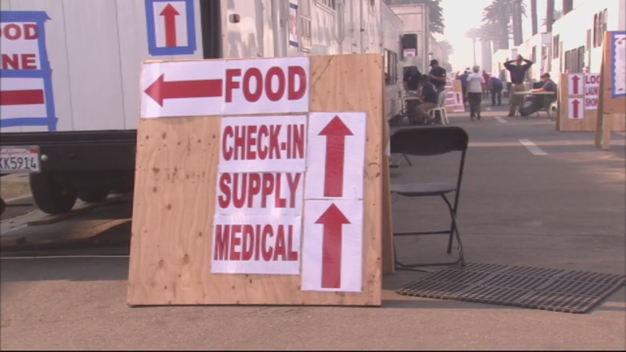 Temporary housing for SoCal firefighters