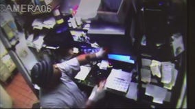 Cafe break in caught on camera