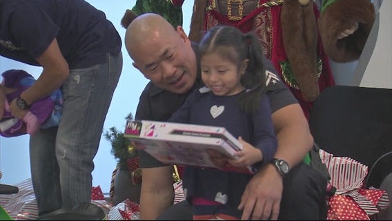 LAPD gives family belated Christmas
