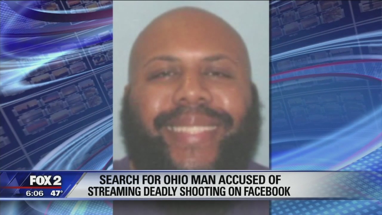 Search for Ohio Facebook murder suspect widened to Michigan