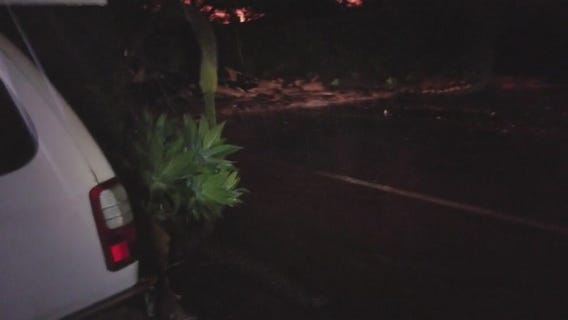 Dramatic Montecito mudslide video