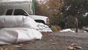 Creek fire residents prepare for storm