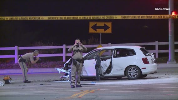 1 killed, 2 hurt in suspected DUI crash in Santa Clarita