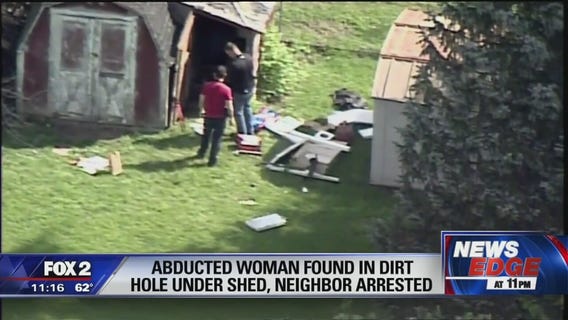 Missing woman found trapped in tiny dirt hole under neighbor's shed