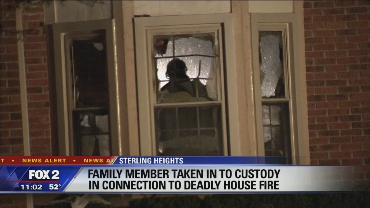 Family member arrested after teen killed in 'suspicious' Sterling Heights house fire