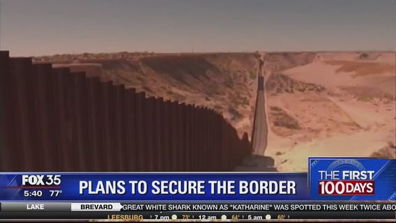 Trumps speaks on border security