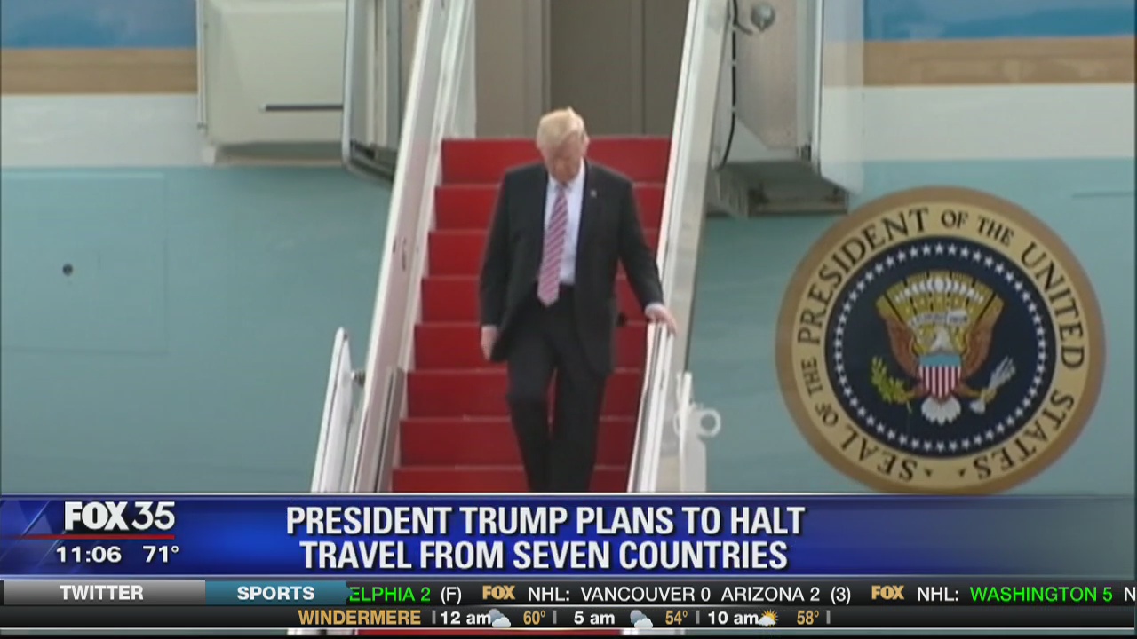 Trump plans to halt travel from 7 countries