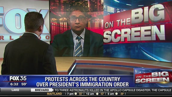 Protests erupt over Trump immigration order