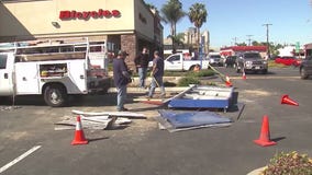 Dump truck pursuit crash