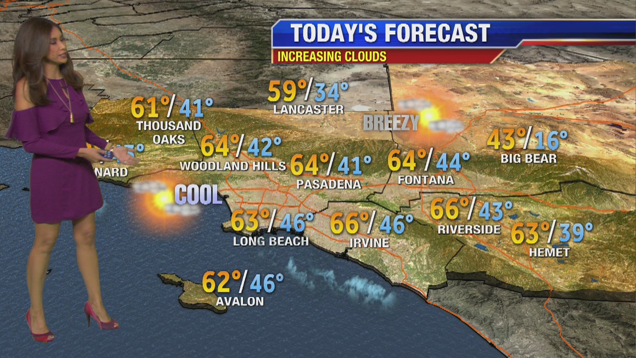 Monday morning weather forecast