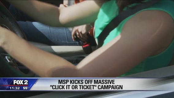 Michigan State Police's Click It or Ticket campaign kicks off