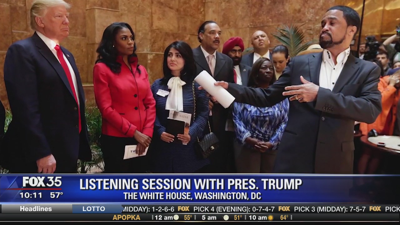 President Trump host listening session