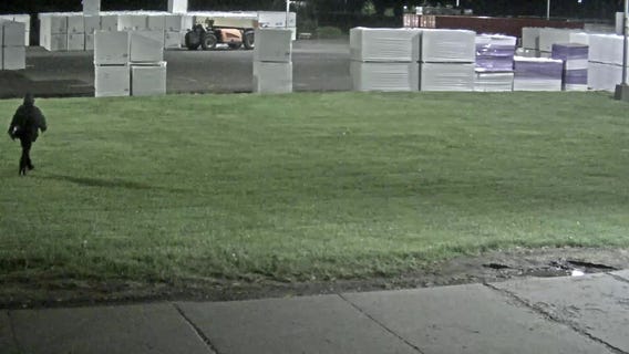 Video shows suspect walking up to set fire near Pontiac High School